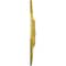 Ekena Millwork Ashley Ceiling Medallion (Fits Canopies up to 4 3/4"), 23 7/8"OD x 4"ID x 2 1/8"P, Rich Gold CM23ASRGS - alternate 3